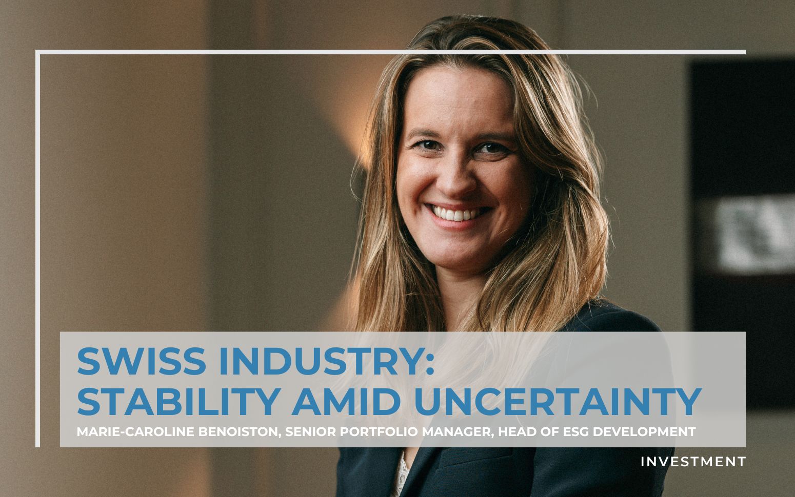 Swiss industry facing uncertain challenges.