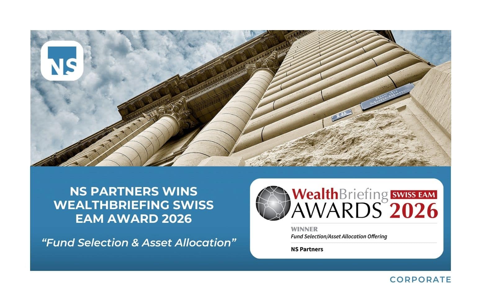 NS Partners Wins WealthBriefing Swiss EAM Award 2026