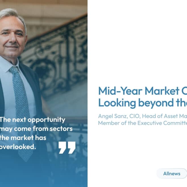 Angel Sanz, CIO of NS Partners, discussing portfolio diversification, valuations and investment opportunities beyond the AI trade.