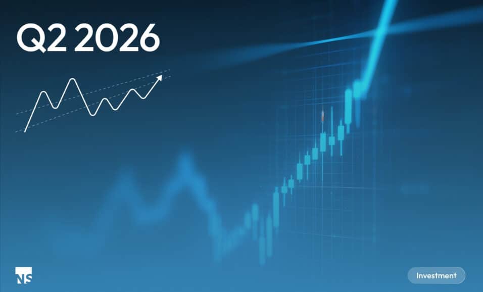 Q2 2026 market outlook highlighting global equity markets, AI investment boom, inflation risks and geopolitical tensions in the Hormuz Strait