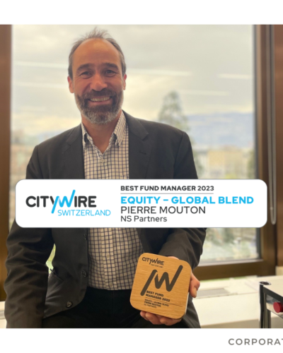 NS Partners – Best Portfolio Manager in the “Equity Global Blend” category at the Citywire Switzerland Awards 2023