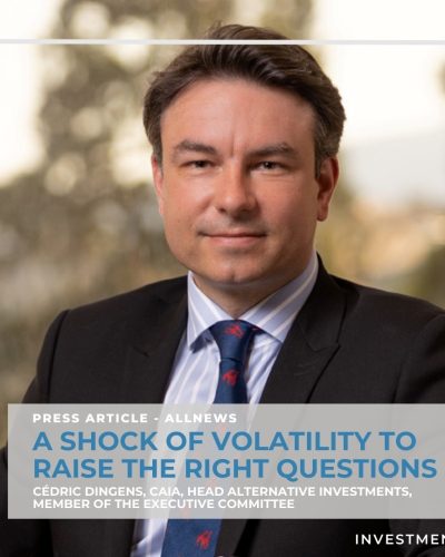 A shock of volatility to raise the right questions